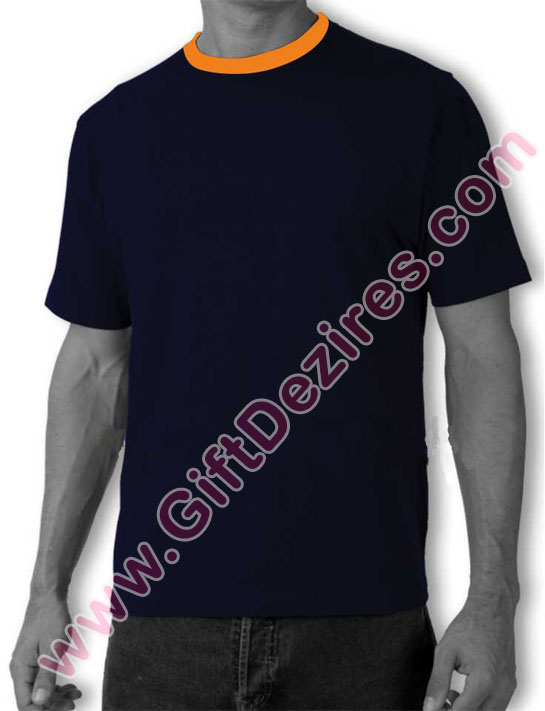 Navy Blue Designer T Shirt